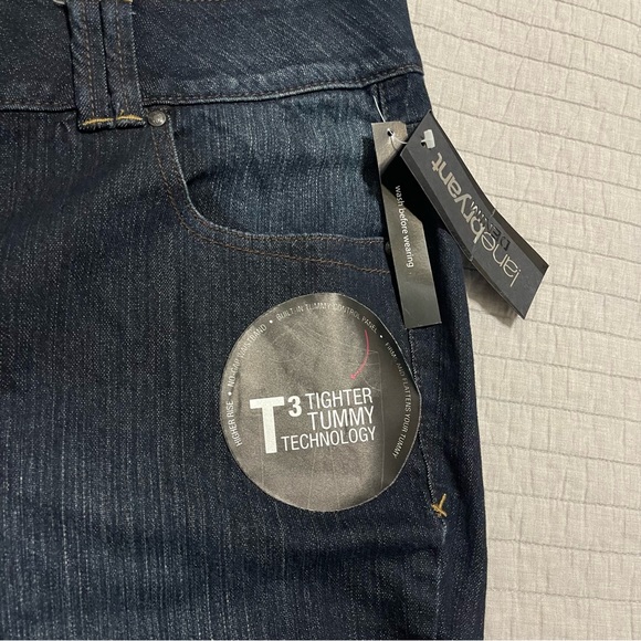 LANE BRYANT Distinctly Boot Cut Jeans Dark Wash Stretch Size 28 - Picture 4 of 11